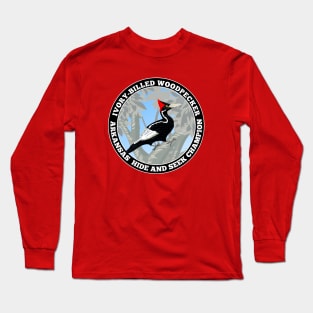 Ivory-Billed Woodpecker - Arkansas Hide and Seek Champion Long Sleeve T-Shirt